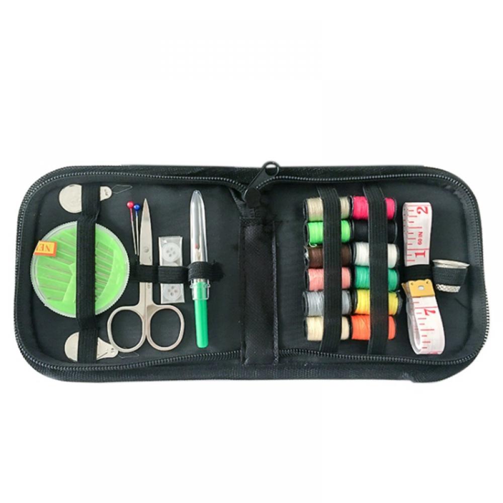MOOSUP Simple And Practical Home Travel Sewing Kit, for Adults & Kids,  Beginner Friendly Multi functional Set, 45-Piece, for Emergency Repairs 